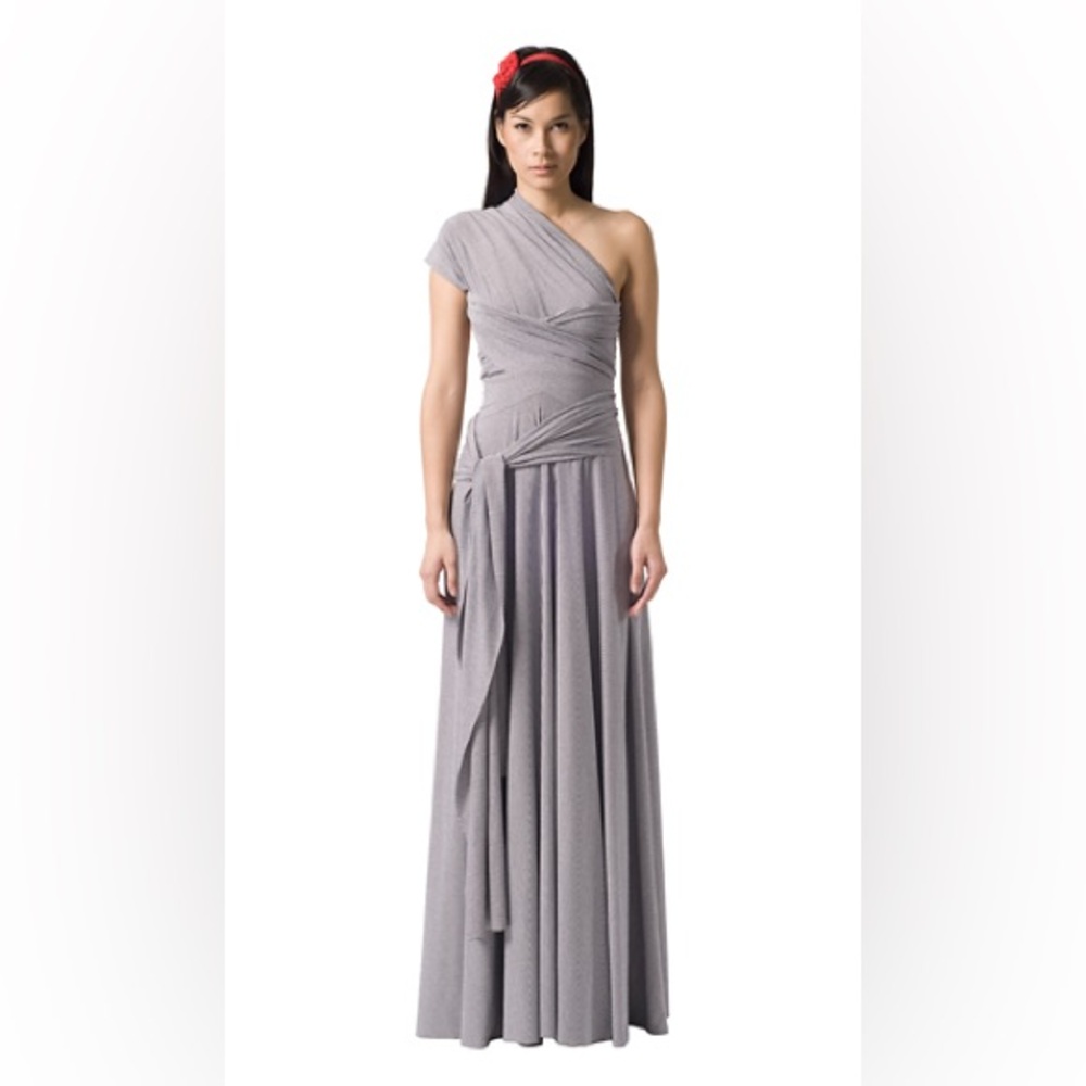 Loila Infinity Wrap Dress in Coral Sz M/L